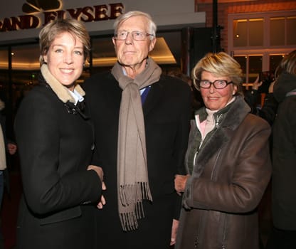 Christina Block,Eugen Block and Christa Block,. For the eighth time,the Grand Elysee Hamburg is hosting the traditional New Year's reception under the canopy of the Block family at the beginning of the new year. Uncomplicated,sociable - just different,this annual event in Hamburg on 04.01.2018 presents itself.
