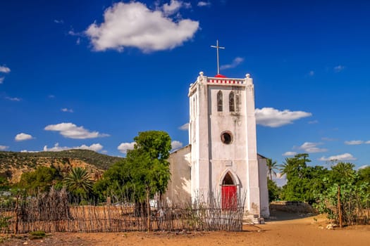 Church in the small Malagasy village of Saint Augustin