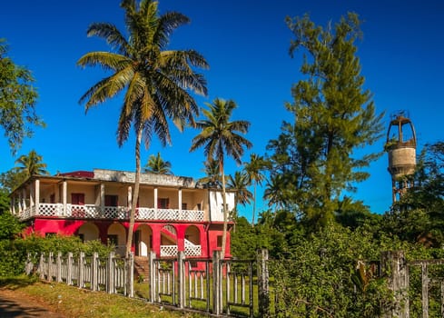 Abandoned post colonial villa in Manakra, East Madagascar