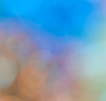 Abstract colorful bokeh background of defocused twinkling lights