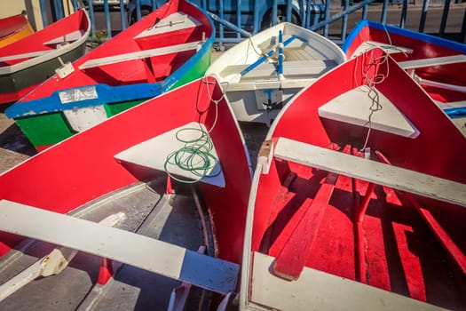 Boats at La Gomera port, Canary Islands, Spain