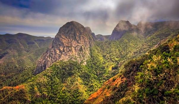 Agando rock in La Gomera, Canary Islands, Spain