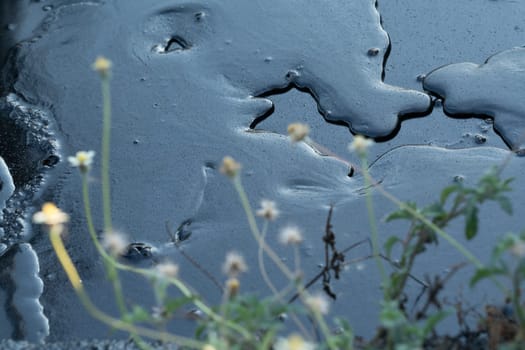 crude oil surface background textured