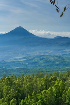 Volcano Mount Inarie on the Flores island, Indonesia