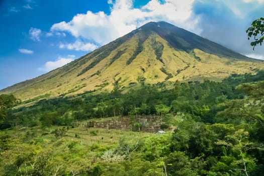 Volcano Mount Inarie on the Flores island, Indonesia