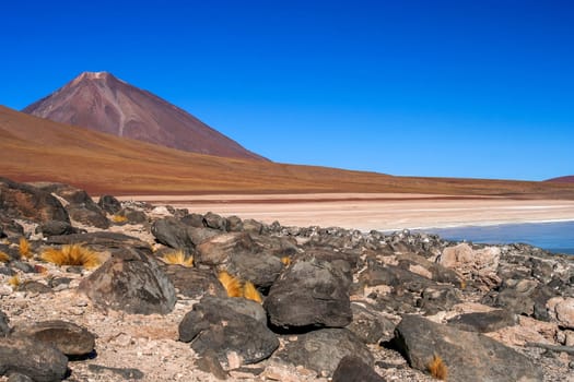 One of the many volcanoes in the southern part of bolivian Altiplano, Bolivia