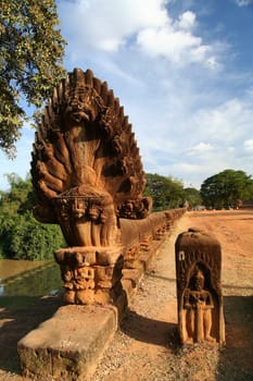 Old bridge from the Angkor Wat period, Cambodia