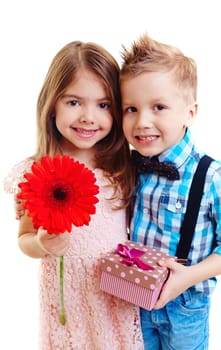 Portrait of dating kids