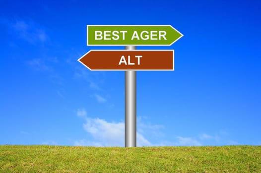 Signpost: Best Ager instead of old