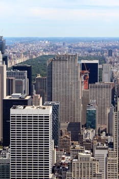 New York City Lower Manhattan Aerial panoramic view, NYC