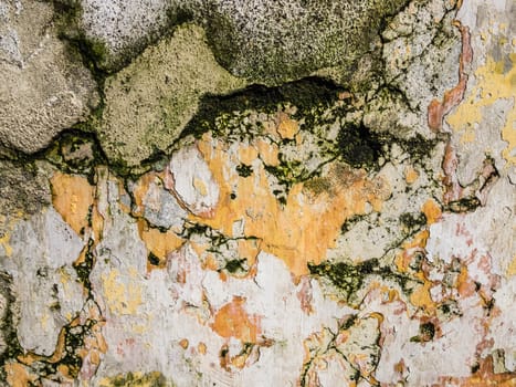 Rough abstract wall texture on a wall of an old building