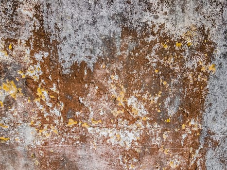 Rough abstract wall pattern on a wall of an old ruined building