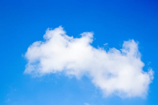 Light cloud with blue sky