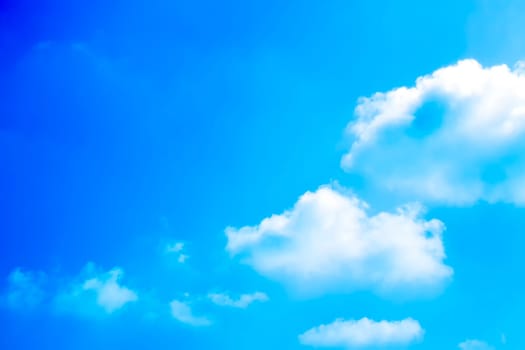 Light cloud with blue sky