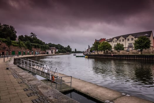 View of the Exeter Quay, Devon, England, UK