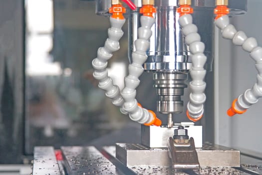 CNC Machine cutting motion in work material