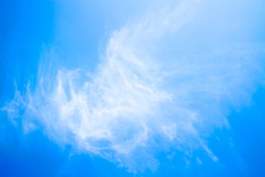 Light cloud with blue sky