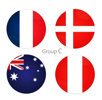 Football Cup in Russia 2018. Group A countries