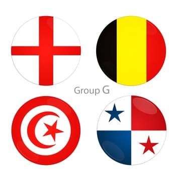 Football Cup in Russia 2018. Group A countries
