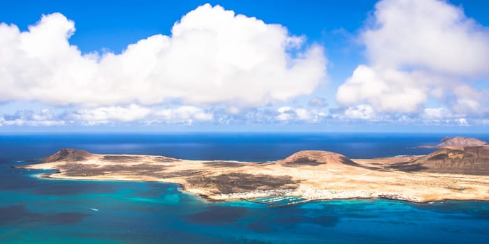 Volcanic Island La Graciosa - Lanzarote, Canary Islands, Spain