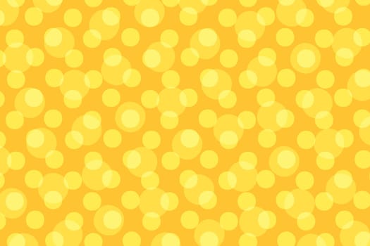 Pop art yellow background polka dot retro vector illustration