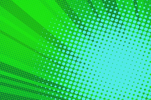 Pop art green background light retro vector illustration