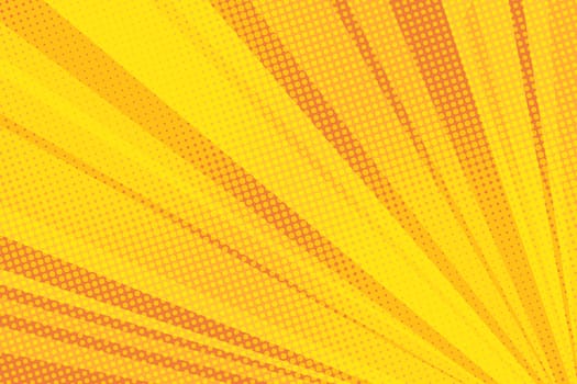 Pop art yellow background light retro vector illustration