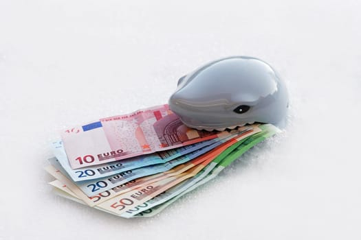 Safe or insecure investment. Financial risk and uncertain investment. Loss of money. Untrustworthy banks