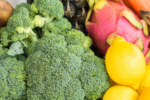 Fresh vegetables and fruits