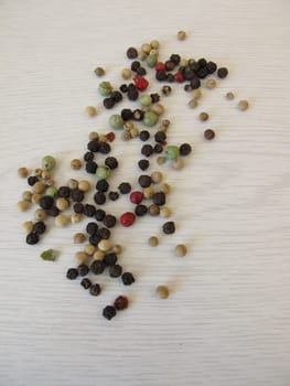 Colorful pepper mix