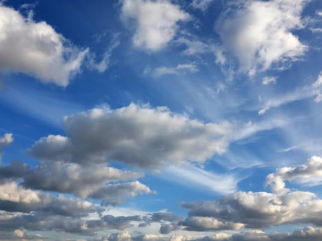 Clouds on the sky - floating clouds