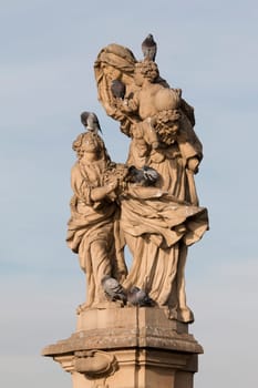 Statue of Saint Anne, Charles Bridge - this statue represents St. Anne, mother of the Virgin Mary, who is portrayed here as a young girl