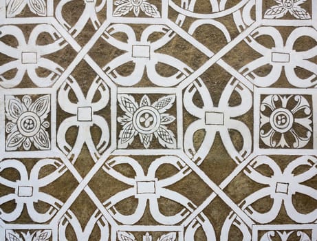 Sgraffito - Renaissance decoration of stucco of walls by scraping