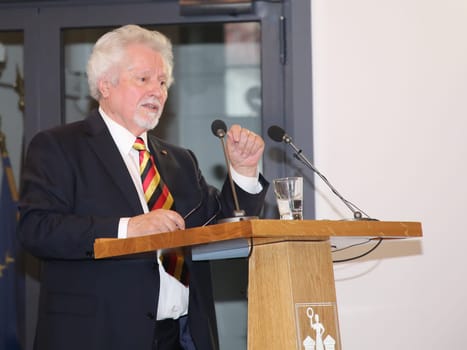 Former Lord Mayor of Magdeburg Willi Polte (SPD) at the ceremony for the 80th birthday of Magdeburg honorary citizen Willi Polte