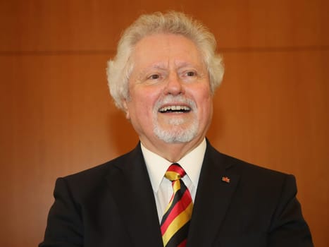 Former Lord Mayor of Magdeburg Willi Polte (SPD) at the ceremony for the 80th birthday of Magdeburg honorary citizen Willi Polte