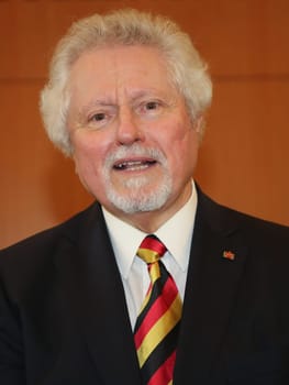 Former Lord Mayor of Magdeburg Willi Polte (SPD) at the ceremony for the 80th birthday of Magdeburg honorary citizen Willi Polte