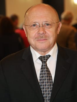 Former Minister of the Interior of Saxony-Anhalt Manfred Püchel (SPD) at the ceremony for the 80th birthday of Magdeburg honorary citizen Willi Polte