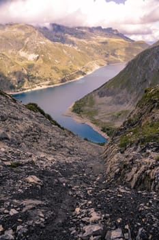 The Lac Grand Maison at the Glandon and Croix de Fer