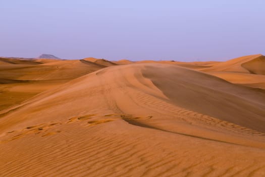 The Red sand of the Pink Rock Desert, Sharjah, Dubai, UAE