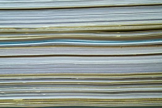 File folders on a desk in the office