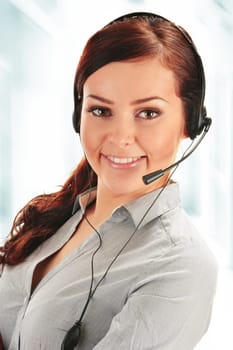 Call center operator. Customer support. Help desk.