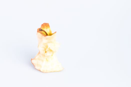 Apple torsel on White Background.