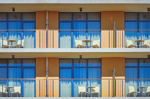 Facade of Modern Building. Varna, Bulgaria
