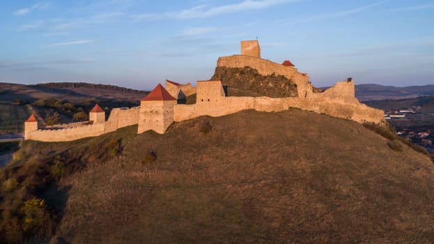 Medieval Rupea citadel first attested in 1324 is one of the oldest archaeological sites in Romania