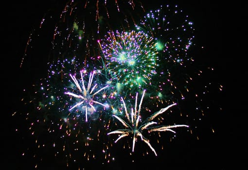 large Fireworks Display event background
