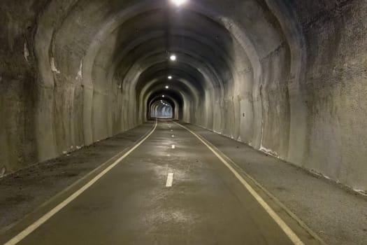 In the tunnel - underground way