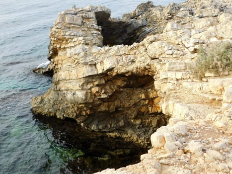 stones and rocks at the sea