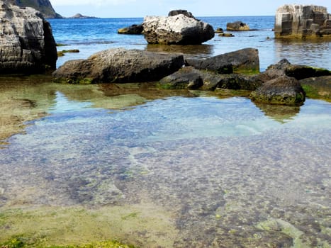 stones and rocks at the sea