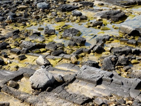 stones and rocks at the sea