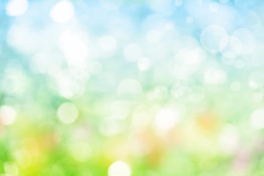 Sunny spring meadow blur background